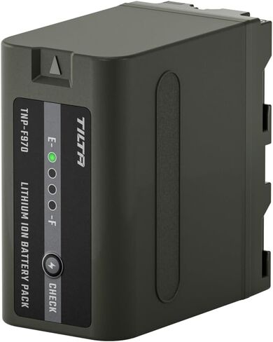 Tilta F970 Battery Plate V2 & NP-F970 10500mAh Battery Bundle | Dual-Direction USB-C PD, LED Power Indicator & Anti-Rotation Mount | Professional Camera Power Kit for Monitors & Gimbals in Kuwait