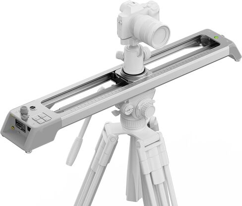 Motorized Camera Slider Dolly, 125° Panoramic Rotation, Silent High-Torque Motor, Button & App Control, Includes Portable Carrying Case in Kuwait