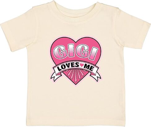 inktastic Gigi Loves Me Girls Granddaughter Baby T-Shirt in Kuwait