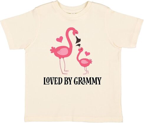 inktastic Grammy Loves Me Flamingo Grandchild Toddler T-Shirt in Kuwait