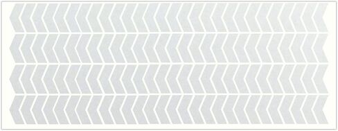 LiteMark Reflective Green Chevron Shapes Sticker Decals for Helmets, Bicycles, Strollers, Wheelchairs and More in Kuwait