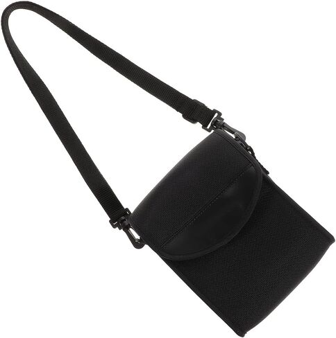 Luxshiny Portable Binoculars Storage Bag with 1680d Fabric and Sponge Padding, Comfortable Shoulder Strap, Classic Solid Black Design, for Travel and Outdoor Use in Kuwait
