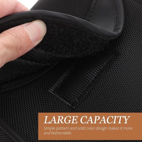 Portable Black Binoculars Bag with 1680d and Sponge Material, Easy to Open and Close Storage Organizer, Stylish Telescope Pouch for Travel and Outdoor Use in Kuwait