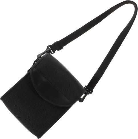 NUOBESTY Portable Binoculars Storage Bag with Shoulder Strap, Made of Sturdy 1680d and Sponge Material, Convenient to Carry, Stylish Black Telescope Pouch for Home and Outdoor Use in Kuwait