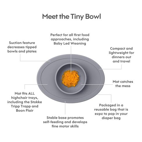 First Foods Bundle 6m+ (Sage) Tiny Bowl + Tiny Spoons + Tiny Cup + Food Cutters Baby Essentials in Kuwait