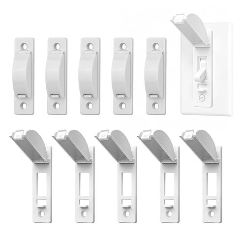 Lenink Light Switch Cover Guard, 10 Pack Wall Switch Guard Childproof Light Switch Protection in Kuwait