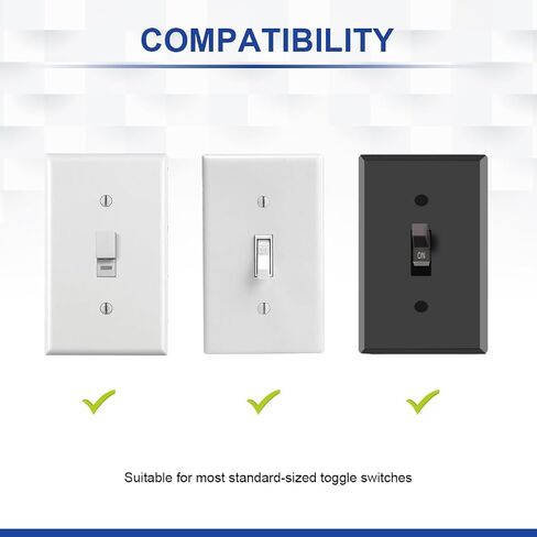 Lenink Light Switch Cover Guard, 10 Pack Wall Switch Guard Childproof Light Switch Protection in Kuwait