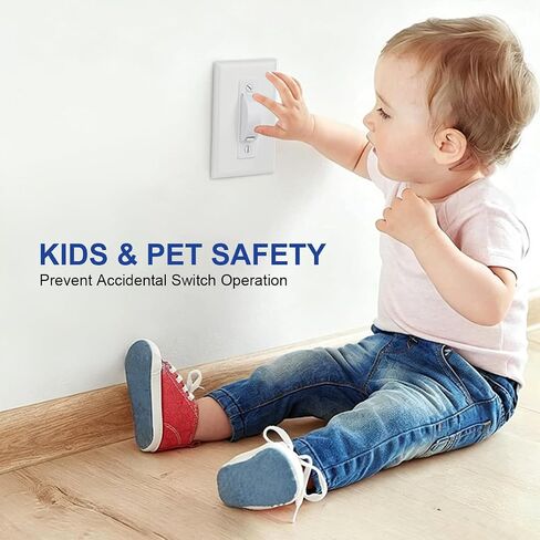 Lenink Light Switch Cover Guard, 10 Pack Wall Switch Guard Childproof Light Switch Protection in Kuwait