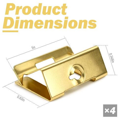 4 Pack Electrical Box Repair Clips, Repair Stripped or Damaged Electrical Wall Boxes/Loose Electrical Outlets and Switches, Provide New Threaded Mounting Points, Electrical Boxes Repair Parts in Kuwait