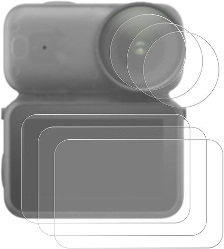 6pcs Screen Protectors for DJI Osmo Nano, Tempered Film & Hydrogel Membranes Anti-Scrach Ultra HD Lens Protector with Cleaning Cotton Pads, for DJI Osmo Nano in Kuwait