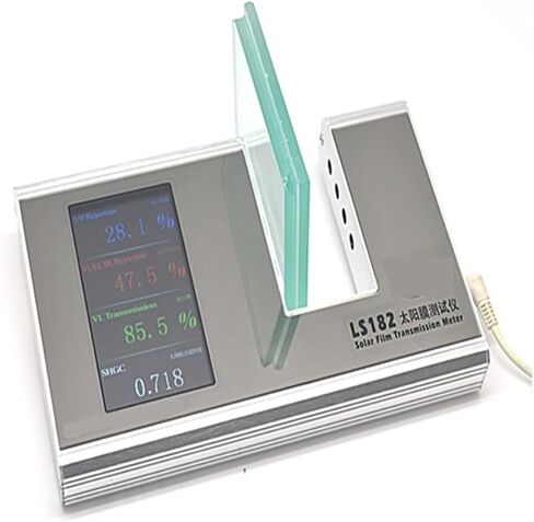 UV Meter, LS182 3 in 1 Digital Solar Film Meter with Measuring UV IR Rejection Value Visible Light Transmission Value Tester in Kuwait