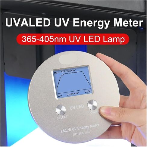 UV Meter, Uv Radiometer UVLED Intensity Measurement Portable Uv Energy Meter Curing Light Radiometer High Accuracy 340nm to 420nm LS128 in Kuwait
