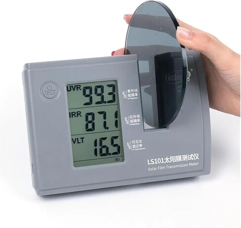 UV Meter, LS101 Window Tint Transmission Meter IR UV Visible Light Transmittance Detection Solar Film Window Tint Tester in Kuwait