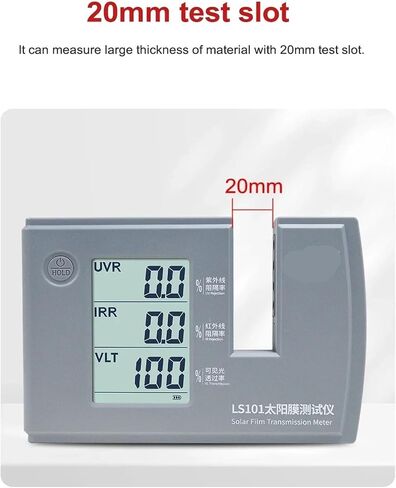 UV Meter, LS101 Window Tint Transmission Meter IR UV Visible Light Transmittance Detection Solar Film Window Tint Tester in Kuwait