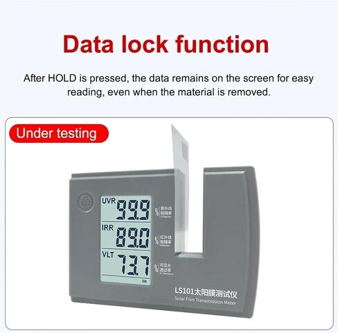UV Meter, LS101 Window Tint Transmission Meter IR UV Visible Light Transmittance Detection Solar Film Window Tint Tester in Kuwait