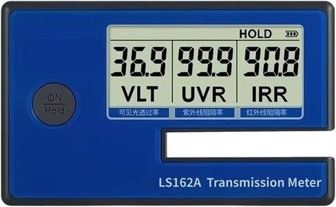 UV Meter, LS162A Window Tint Meter Solar Film Car Transmission Meter Solar Film Meter VLT UV IR Rejection Tester Dropship in Kuwait