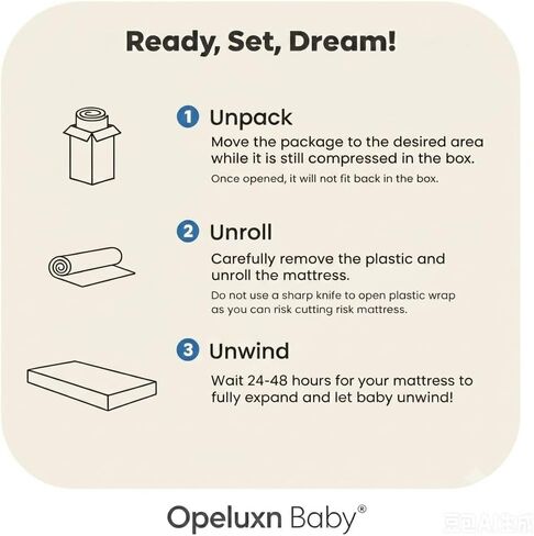 Mini Crib Mattress, 2-Stage Firmness 38x24x4 Inch for Mini & Portable Cribs | Breathable Dual-Sided Firm Support for Infants, Gel Memory Foam Soft for Toddlers, Non-Toxic, with Machine-Washable Cover in Kuwait