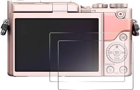 2PCS Screen Protector Compatible with Panasonic GF10 GF90, Crystal Clear 9H Hardness Tempered Glass Film, Digital Camera Accessories, Anti-scratch Anti-Finger Print in Kuwait