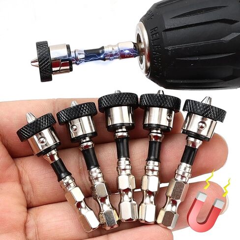 3pcs Magnetic Hex Shank Positioning Screwdriver Drill Bits for Plasterboard Locating Drywall Screw Drilling Bit,5 * 1.5cm in Kuwait