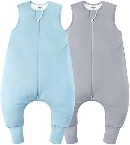 Rayon Made From Bamboo Sleep Sack Soft Toddler Sleep Sack with Feet 2-Way Zipper Unisex Baby Sleeping Bag with Legs in Kuwait