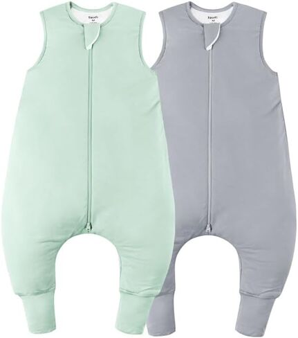 Rayon Made From Bamboo Sleep Sack Soft Toddler Sleep Sack with Feet 2-Way Zipper Unisex Baby Sleeping Bag with Legs in Kuwait