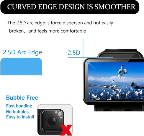 PCTC 3 Pcs Screen Protector for DJI osmo pocket 4 pro | 9H Hardness Tempered Glass for DJI pocket 4 pro Accessories, Anti-Scrach Anti-Fingerprint Anti-Bubble in Kuwait