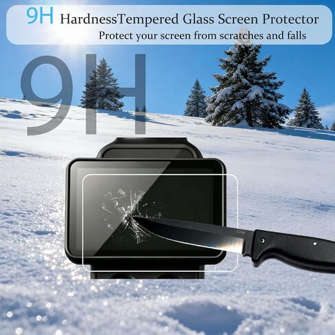 PCTC 3 Pcs Screen Protector for DJI osmo pocket 4 pro | 9H Hardness Tempered Glass for DJI pocket 4 pro Accessories, Anti-Scrach Anti-Fingerprint Anti-Bubble in Kuwait