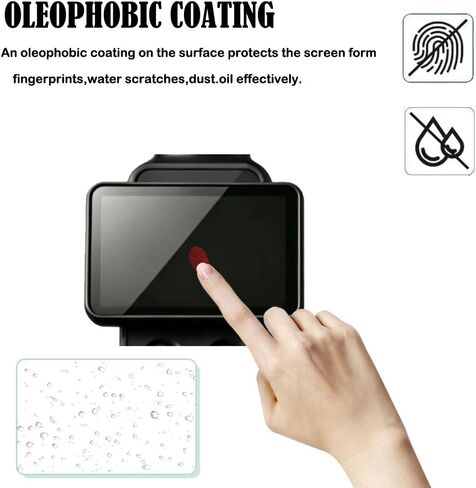 PCTC 3 Pcs Screen Protector for DJI osmo pocket 4 pro | 9H Hardness Tempered Glass for DJI pocket 4 pro Accessories, Anti-Scrach Anti-Fingerprint Anti-Bubble in Kuwait