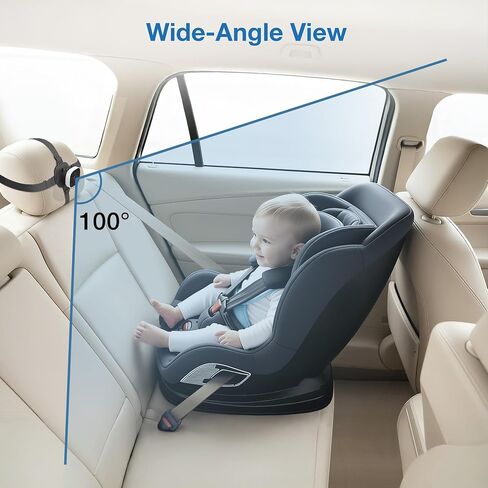 VTech Backseat Baby Car Camera, 2.8" LCD Vent Mount Viewer – Car Powered, No Batteries, Rear Facing Seat Camera, Head-to-Toe View, Wireless, Easy Install | V-Go Kit in Kuwait