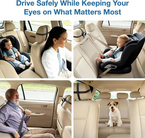 VTech Backseat Baby Car Camera, 2.8" LCD Vent Mount Viewer – Car Powered, No Batteries, Rear Facing Seat Camera, Head-to-Toe View, Wireless, Easy Install | V-Go Kit in Kuwait