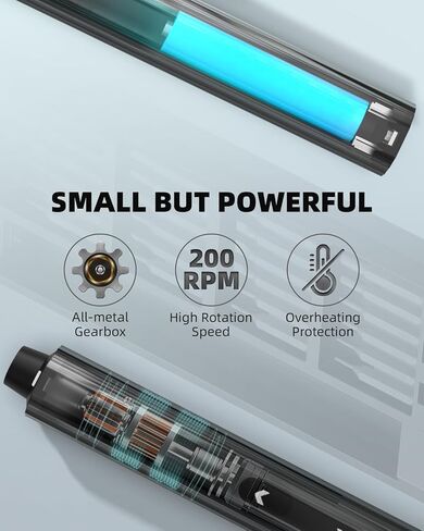 Mini Electric Screwdriver with Display, Precision Electric Screwdriver with 5 Torque Settings, 48pcs S2 Magnetic Bits, LED Light,Electric Screwdriver Cordless for Electronics Phone Camera Laptop Watch in Kuwait