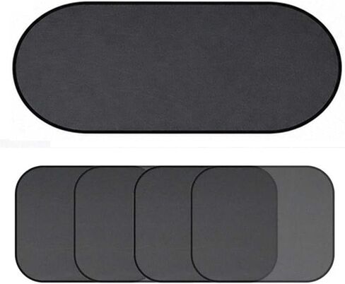 Auto Window Sun Shade for Land Rover Discovery (7seats) 2018-2026, Breathable Mesh Sunscreen with Strong Suction Cups UV Protection Heat Privacy Cover,5pcs Mixed Set B in Kuwait