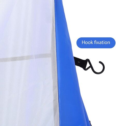 Car Sunshade for Passenger Sun Visor with Blue Polyester and Steel Wire Material, Sun Protection and Air Conditioning Shield, Suitable for Front Passenger Seat Use in Seasons in Kuwait