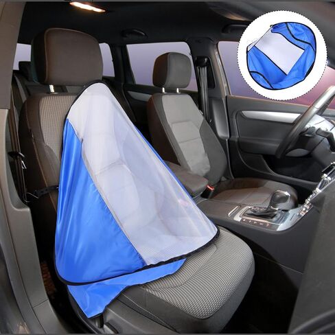 Universal Car Sunshade for Front Passenger Seat, Portable UV Protection Visor Breathable Polyester and Steel Wire, Seasons Sun Cover for Vehicle Interior in Kuwait