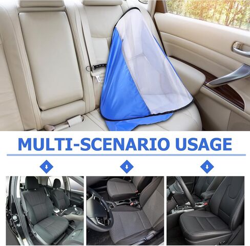 Universal Car Sunshade for Front Passenger Seat, Portable UV Protection Visor Breathable Polyester and Steel Wire, Seasons Sun Cover for Vehicle Interior in Kuwait