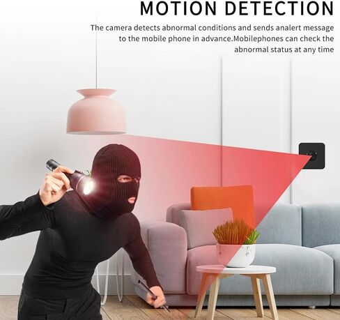 Mini Indoor Security Camera Wireless Home Small Outdoor WiFi Pet Cameras,2026 1440P HD Tiny Nanny Cam, Wide Angle,Night Vision,Home Indoor Outdoor Camara, No Need WiFi Camaras,For House Security in Kuwait
