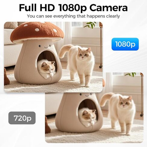 Hidden Spy Security Camera Picture Frame, Mini Wireless NannyCam | 1080p Small Camera, Motion Detection, Microsd Loop Recording, Indoor Video Surveillance Cameras For Home/Pet/Office, No Wifi in Kuwait