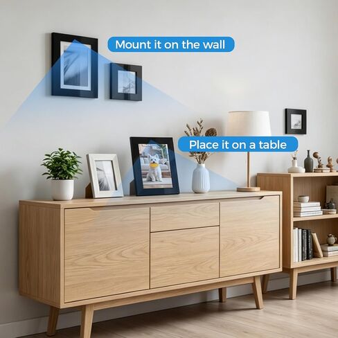 Hidden Spy Security Camera Picture Frame, Mini Wireless NannyCam | 1080p Small Camera, Motion Detection, Microsd Loop Recording, Indoor Video Surveillance Cameras For Home/Pet/Office, No Wifi in Kuwait
