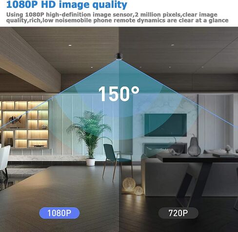 Mini Hidden Hidden Cameras, WiFi Wireless Small Camera, Home Security Cameras for Pet, Baby with Motion Detection, Night Vision, App Control A99 in Kuwait