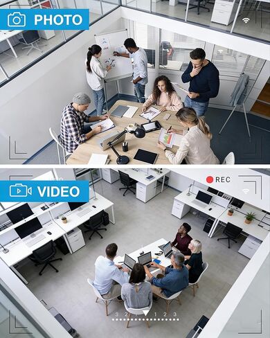 1080P WiFi Home Monitoring Camera, Privacy-Protected Indoor Security Cam with Motion Detection, No Smoke Detection & No Audio Recording in Kuwait
