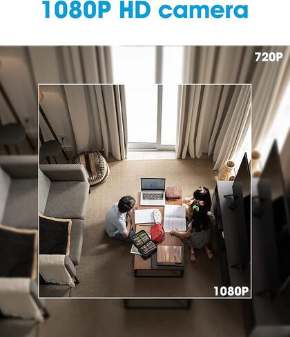 1080P WiFi Home Monitoring Camera, Privacy-Protected Indoor Security Cam with Motion Detection, No Smoke Detection & No Audio Recording in Kuwait