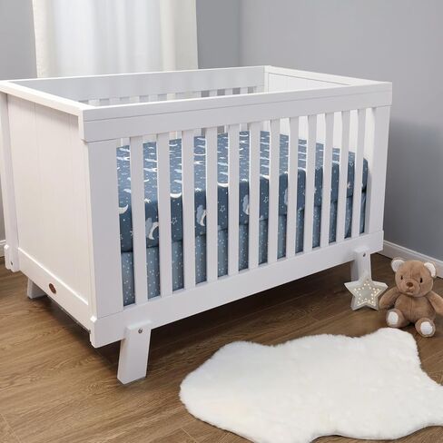 The Peanutshell 3 Piece Celestial Serenity Baby Crib Bedding Set Boy Nursery Decor Boy Crib Comforter Set, Boho Neutral Quilt and Accessories, Gender Neutral in Kuwait