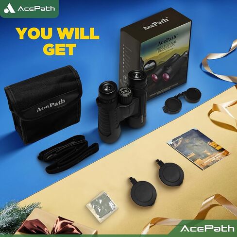 15x56 Binoculars for Adults High Powered - Large View Binoculars with Clear Low Light Vision - Waterproof Binocular for Camping Hunting Cruise Travel Bird Watching in Kuwait