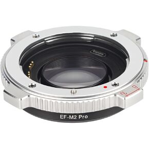 EF-M2 Pro Auto-Focus Lens Adapter 0,71x Speed-Booster with Security Lock Compatible for Canon EF Lens to M4/3 Camera Iumix/oIympus/bmpcc (MFT-Mount) in Kuwait