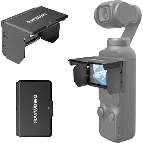 Screen Sun Hood for DJI Osmo Pocket 3 Accessories, Snap-on Foldable Anti-Glare Sun Shade, 15g Lightweight Display Visor for Outdoor Vlogging & Travel Recording in Saudi Arabia