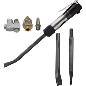 Pneumatic Chipper Hammer With Extended Chisel Concrete Demolition | Air Flux Straight Shovel Chisel Set ,For Rust Removal ,Demolition ,Auto Body Work ,Weld Slag ,Removal Masonry ,Surface Prep in Kuwait