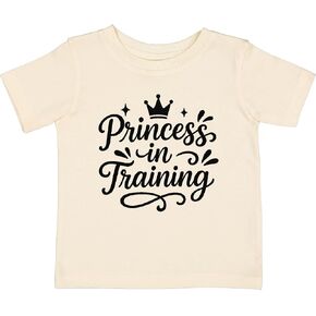 inktastic Princess in Training Crown Graphic Baby T-Shirt in Kuwait