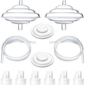 Replacement Breast Pump Parts Compatible for Spectra S1 S2 9 Plus Breastpumps with Duckbill Valves Tubes Backflow Protector in Kuwait