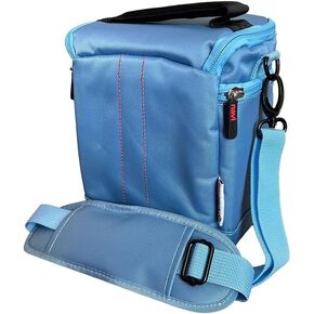 Navitech Blue Protective Portable Handheld Binocular Case Travel Bag - Compatible with Pentax ZD 8x43 Waterproof Binoculars in Kuwait