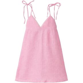 Toddler Girl Muslin Spaghetti Strap Dress 100% Cotton Breathable Lightweight Summer Baby Girl Outfit 2-6T in Kuwait